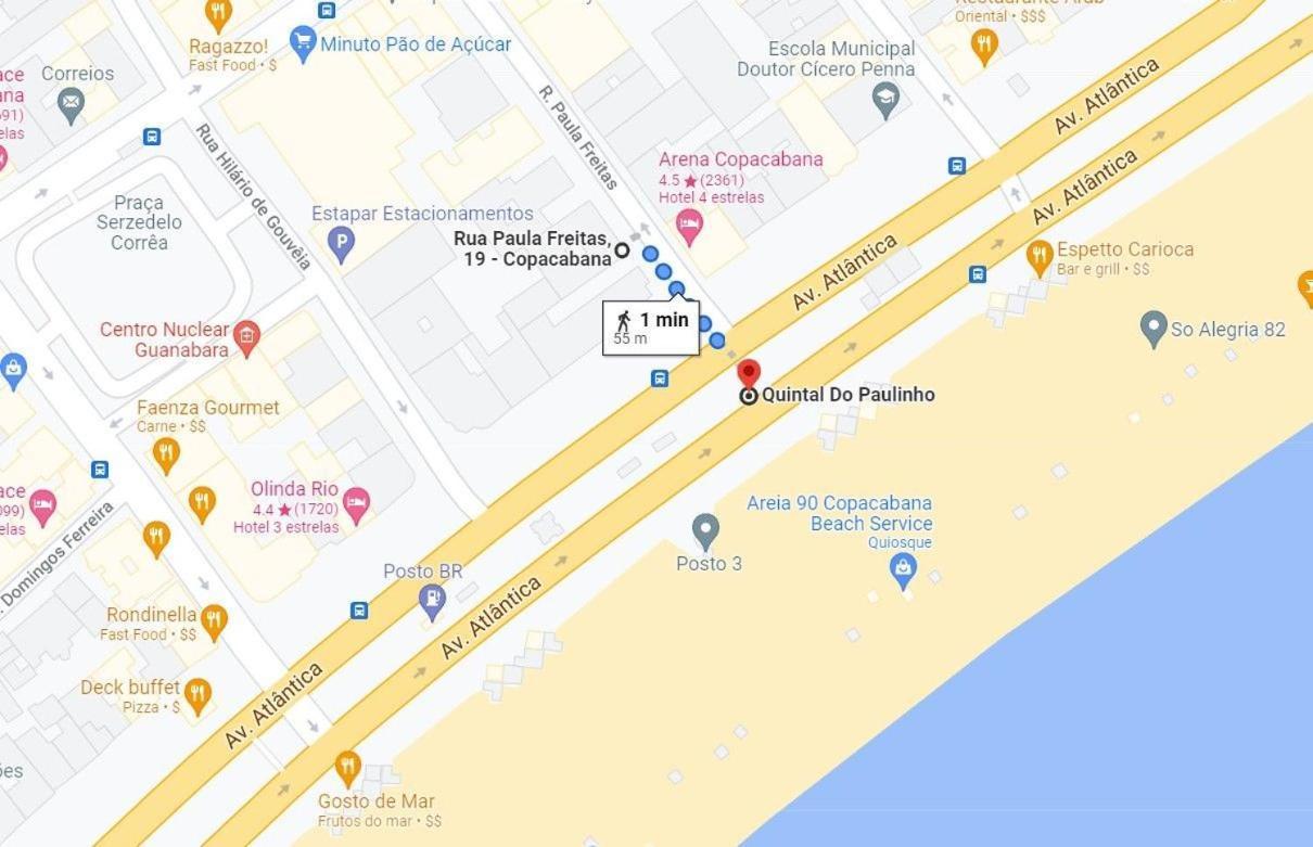 Pf12 - Studio A 1 Minuto Da Praia De Copacabana Ріо-де-Жанейро Екстер'єр фото